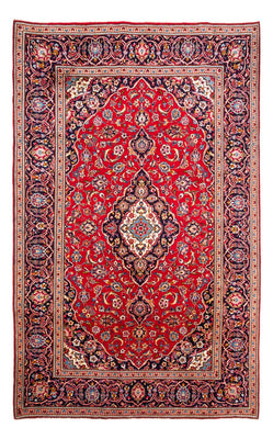 Tapis persan - Keshan - 294 x 202 cm - rouge