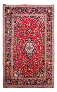 Tapis persan - Keshan - 294 x 202 cm - rouge