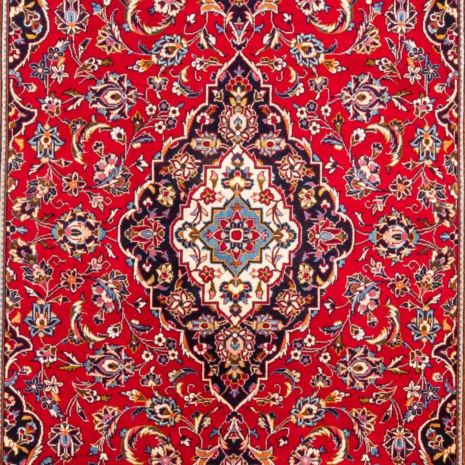 Tapis persan - Keshan - 294 x 202 cm - rouge