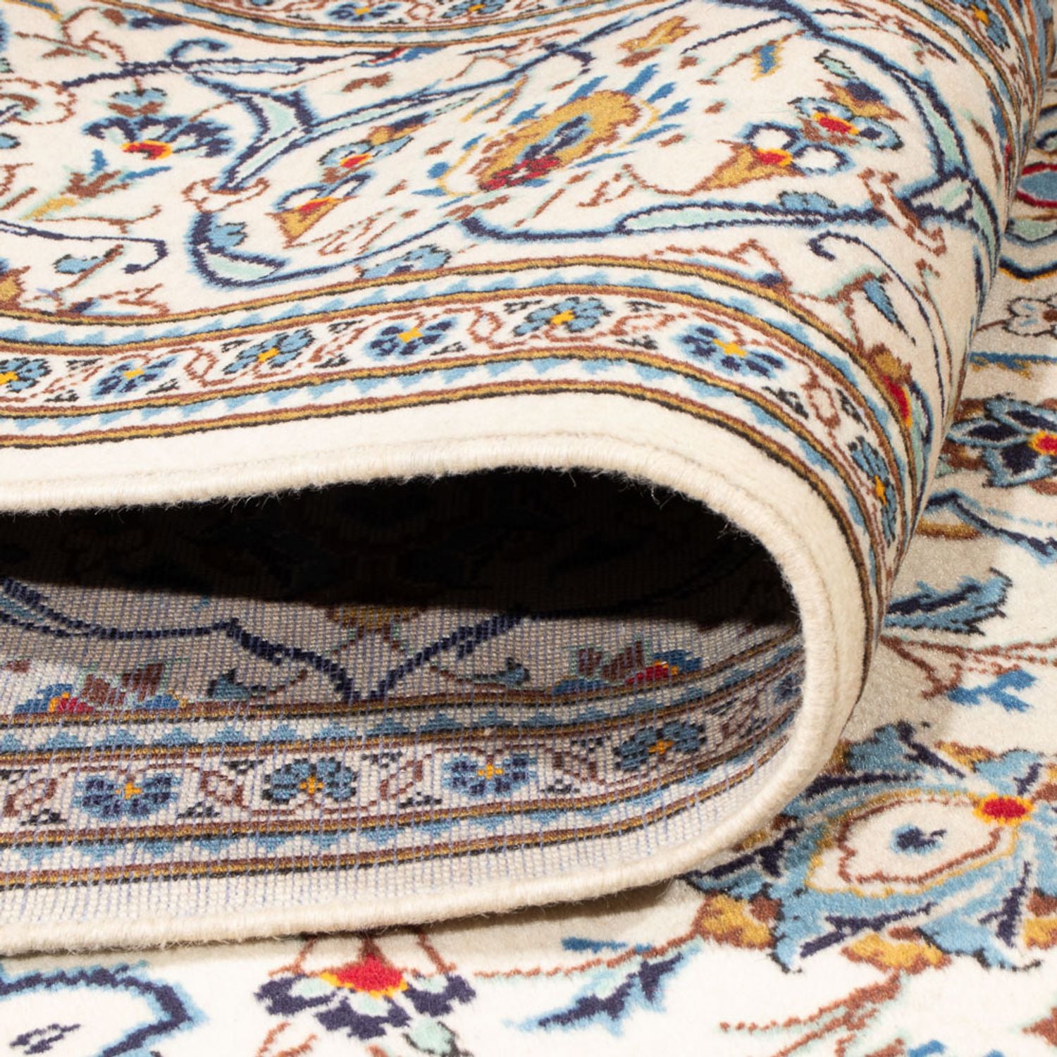 Tapis persan - Keshan - 304 x 196 cm - crème