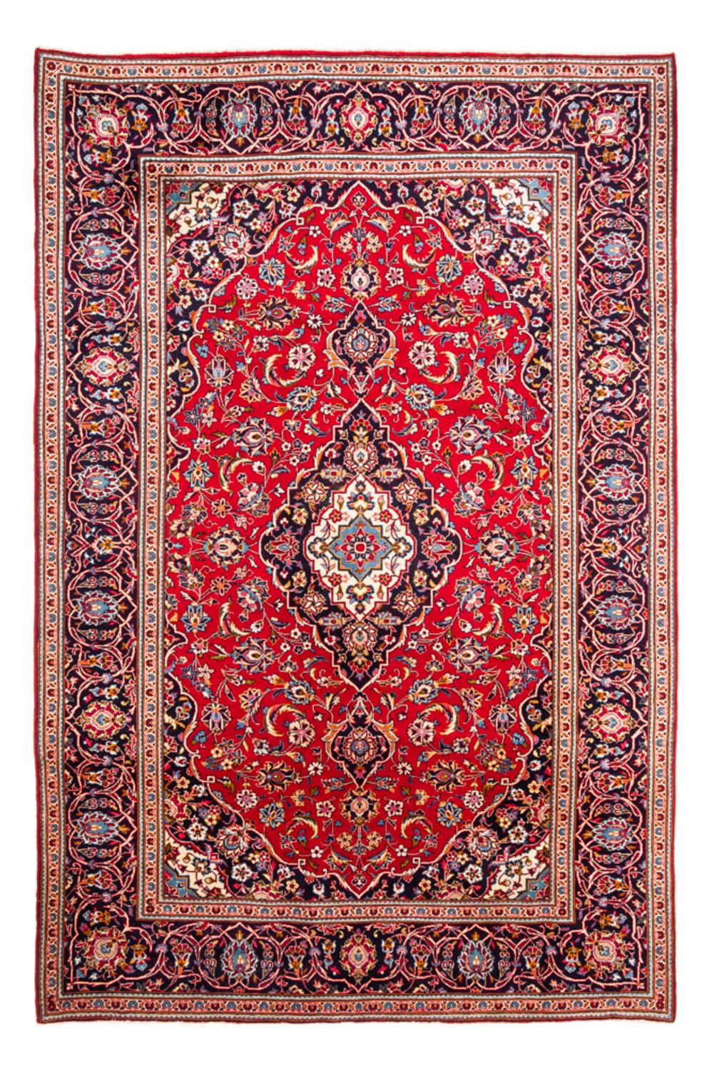 Tapis persan - Keshan - 310 x 193 cm - rouge