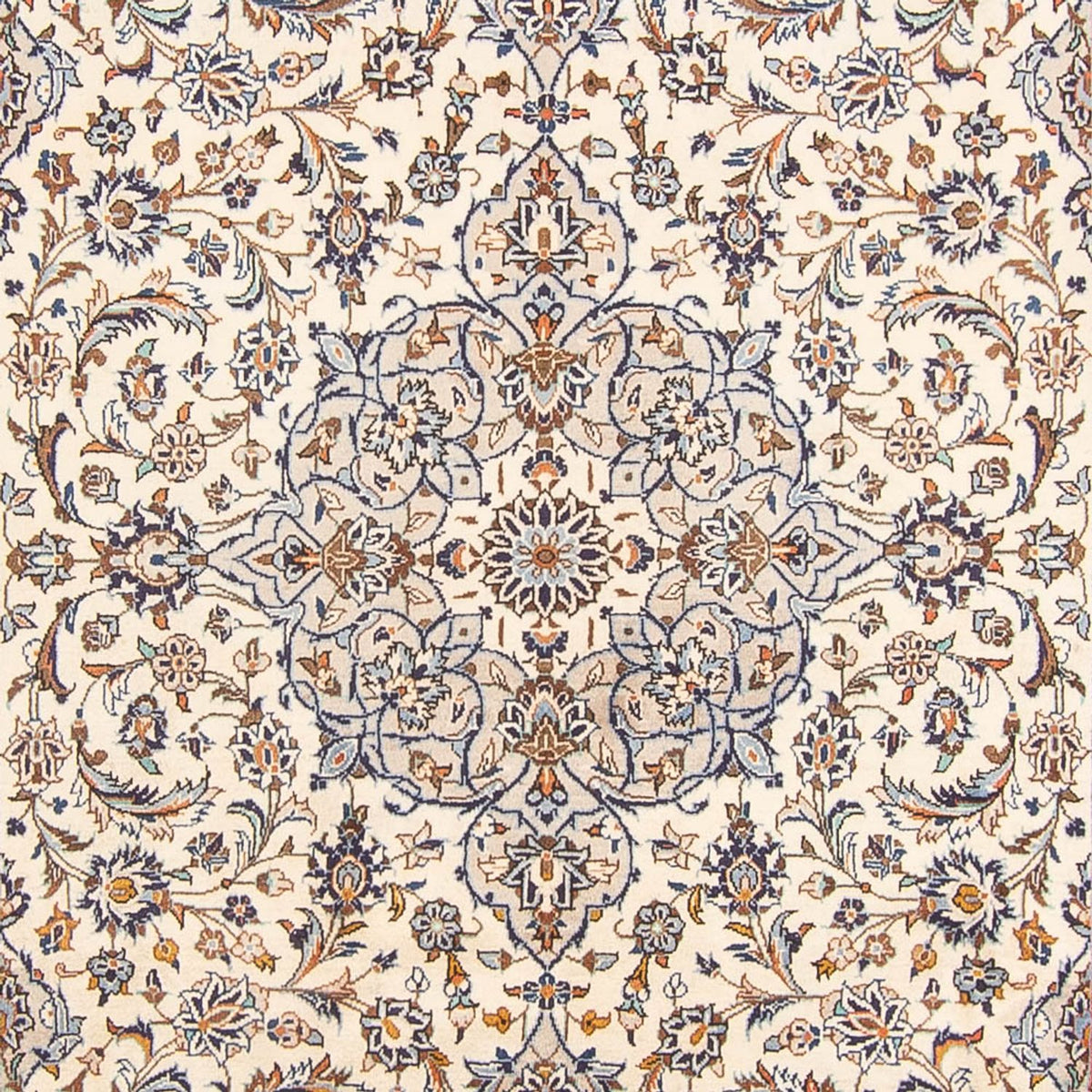 Tapis persan - Keshan - 305 x 198 cm - crème