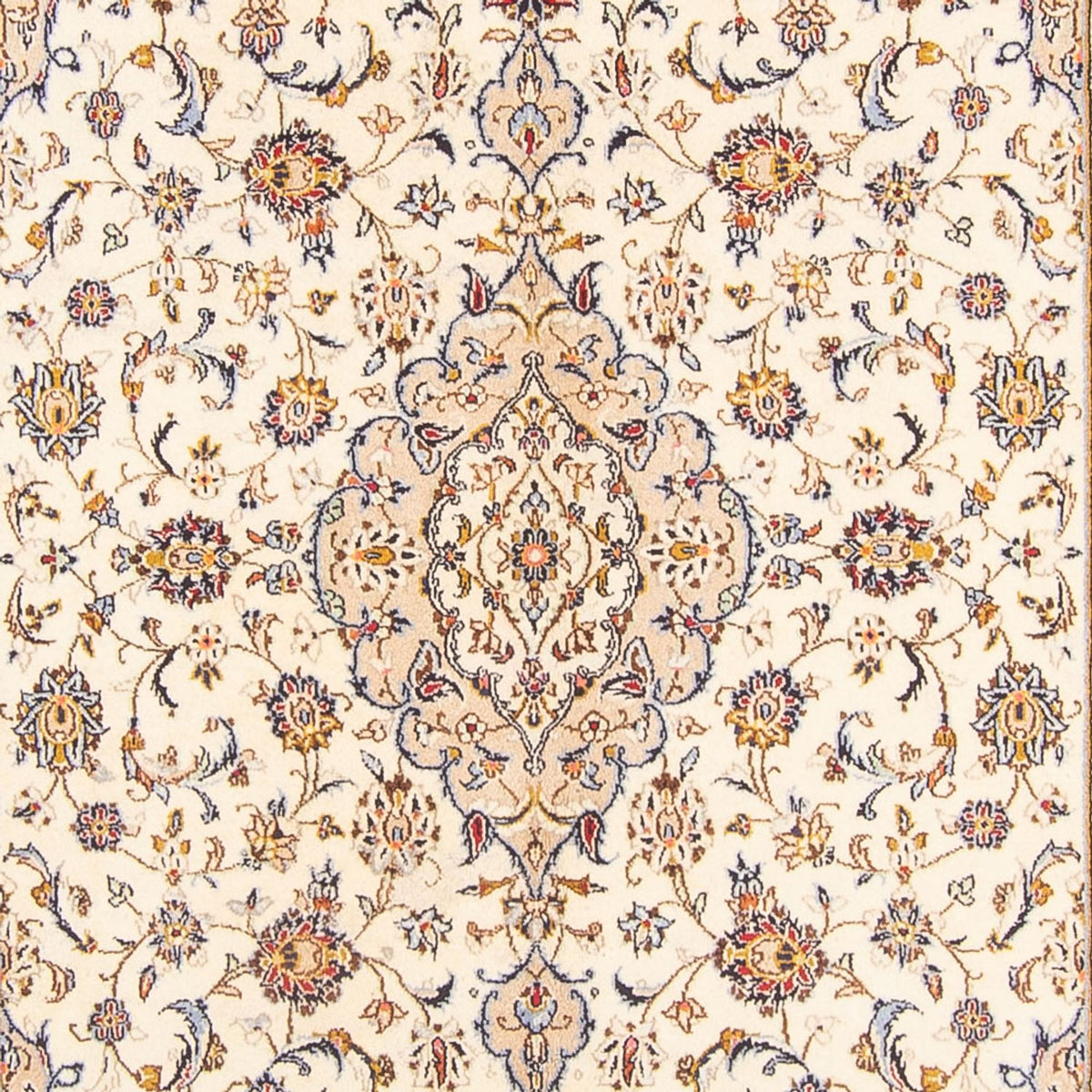 Tapis persan - Keshan - 310 x 197 cm - crème