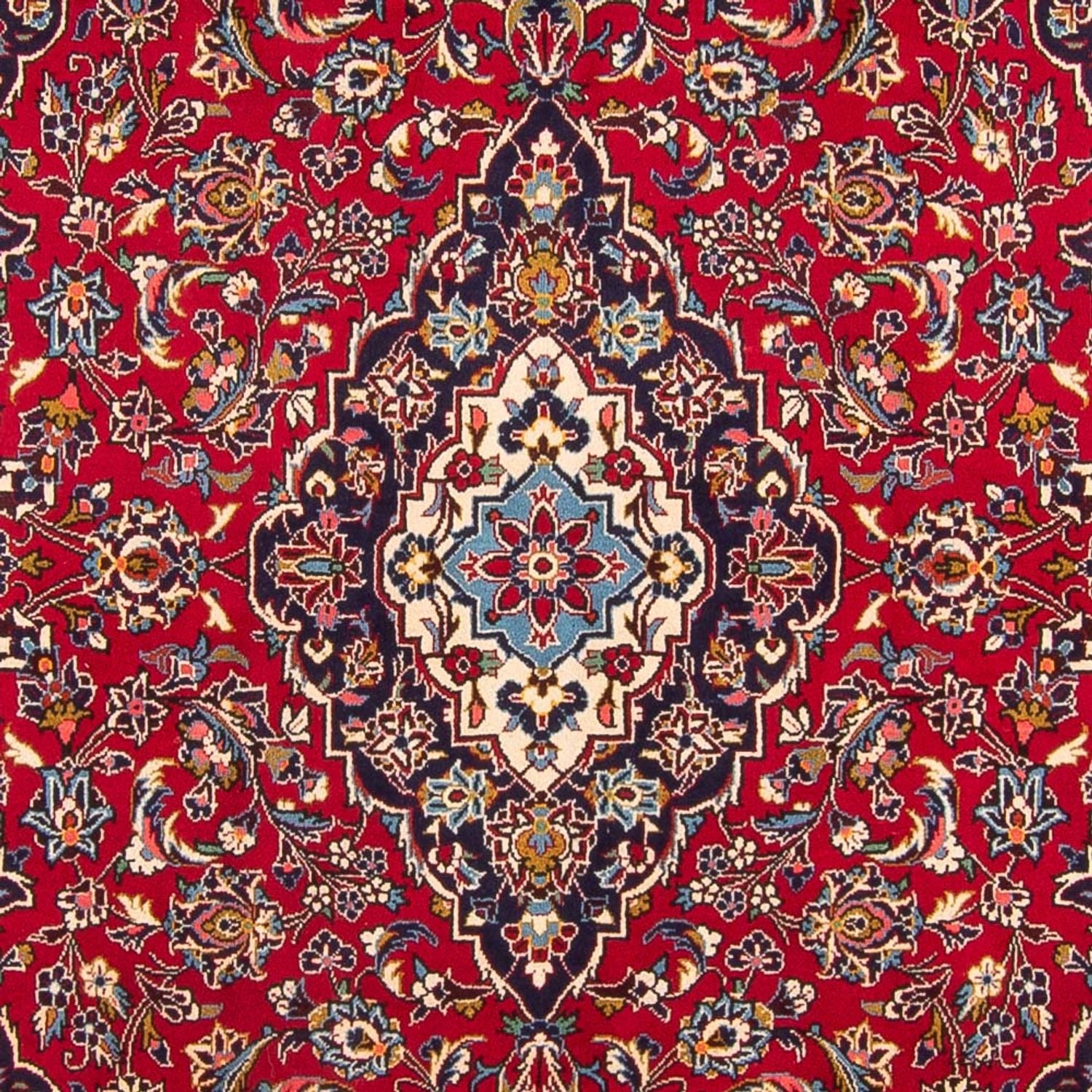 Tapis persan - Keshan - 302 x 203 cm - rouge