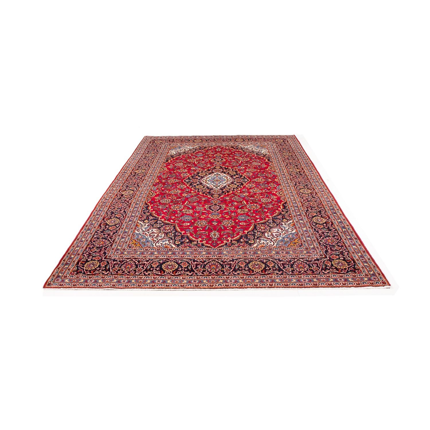 Tapis persan - Keshan - 313 x 197 cm - rouge