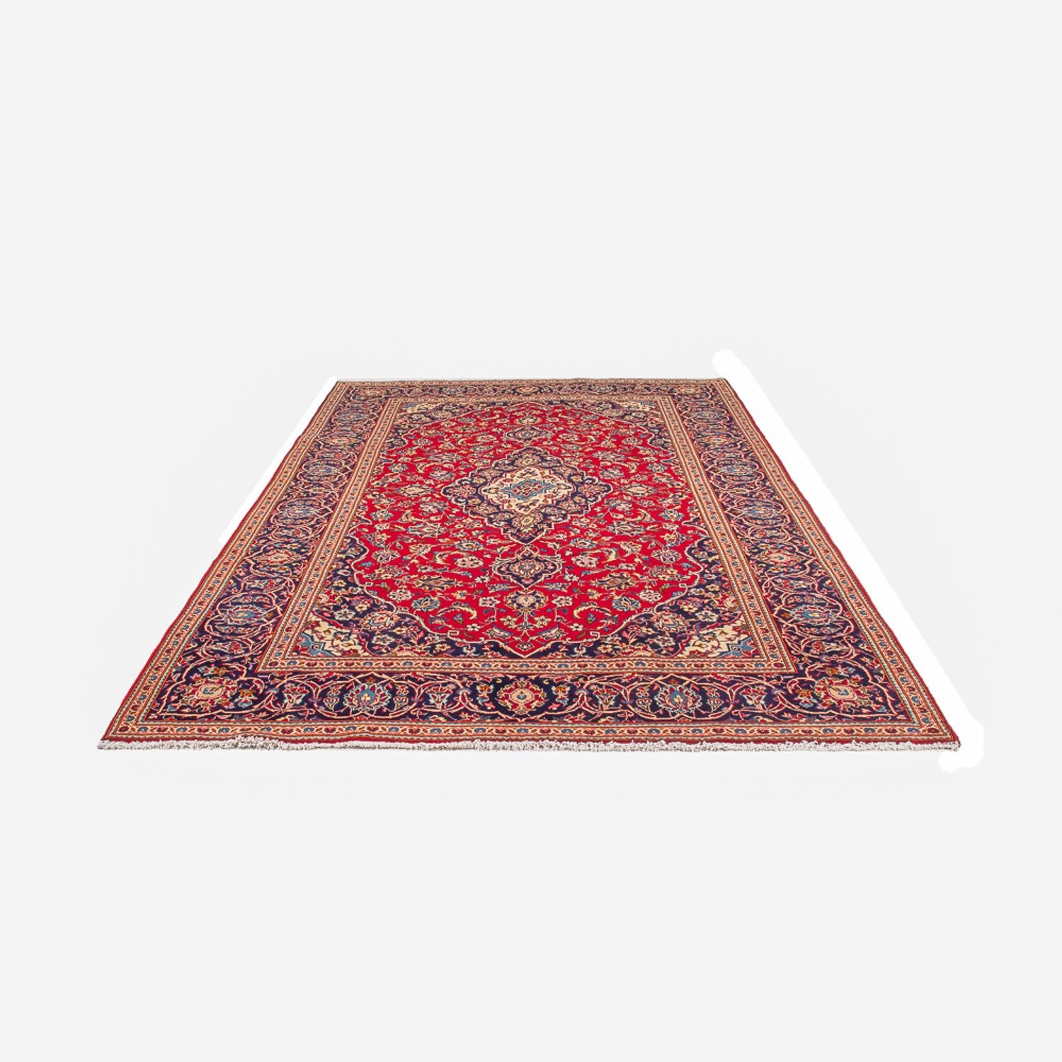 Tapis persan - Keshan - 310 x 200 cm - rouge
