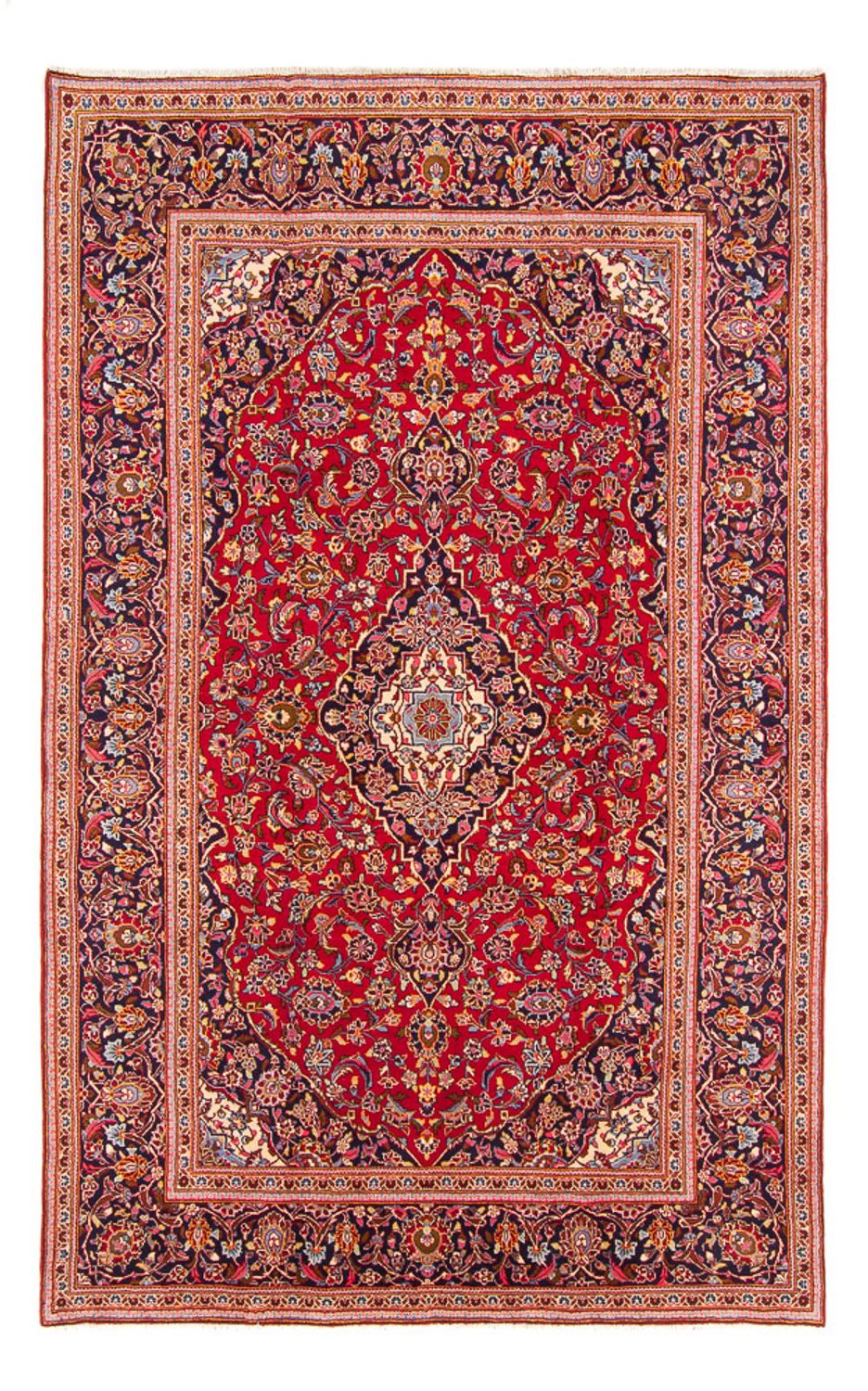 Tapis persan - Keshan - 305 x 205 cm - rouge