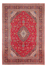 Tapis persan - Keshan carré  - 254 x 246 cm - rouge