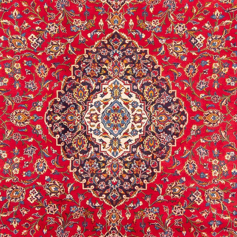 Tapis persan - Keshan carré  - 254 x 246 cm - rouge