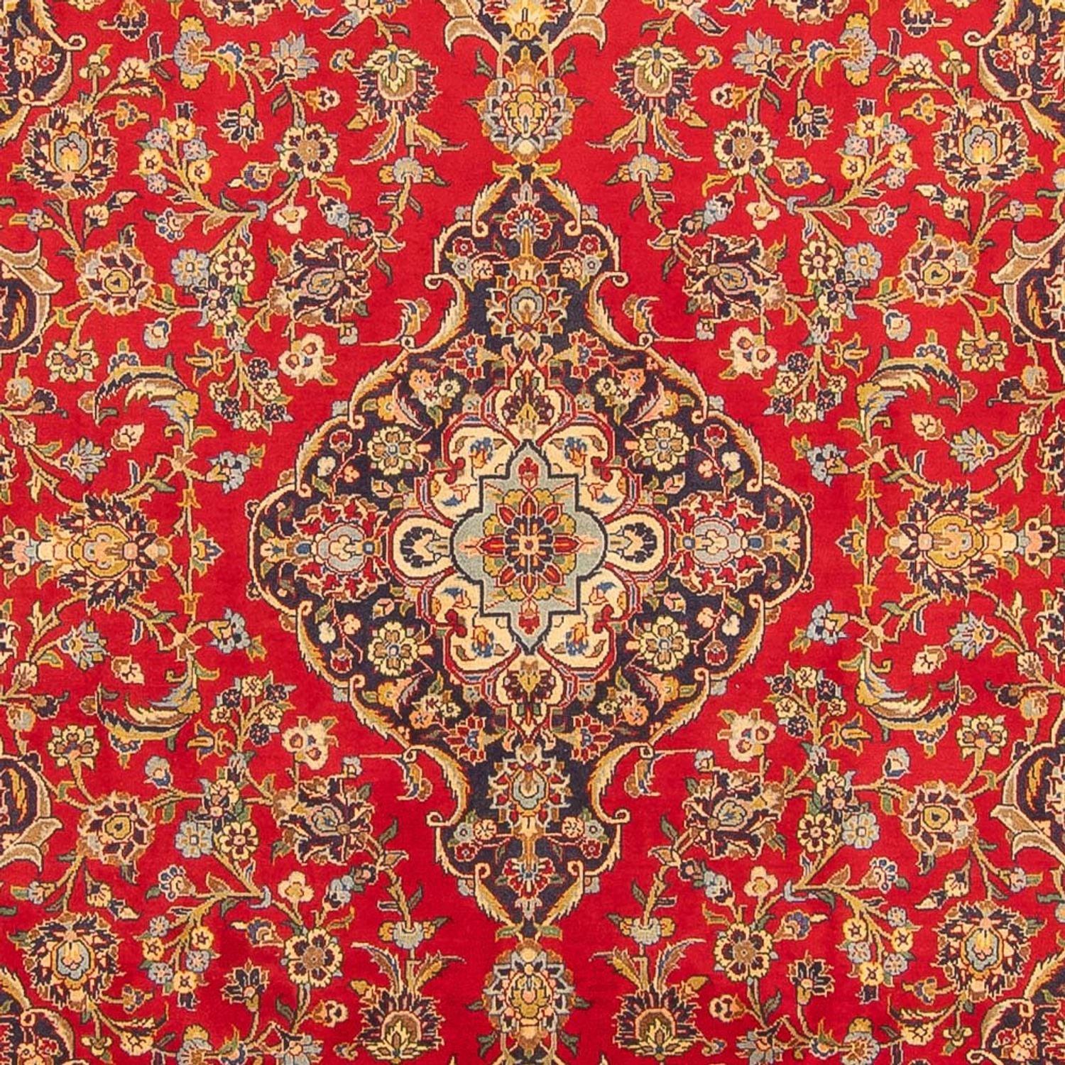 Tapis persan - Keshan - 307 x 204 cm - rouge