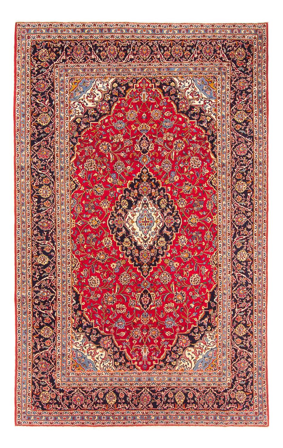 Tapis persan - Keshan - 305 x 209 cm - rouge