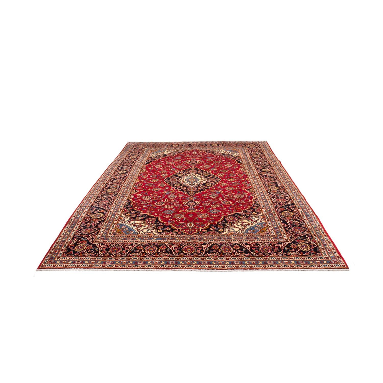 Tapis persan - Keshan - 305 x 209 cm - rouge