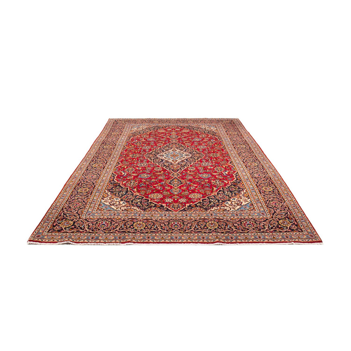 Tapis persan - Keshan - 332 x 223 cm - rouge