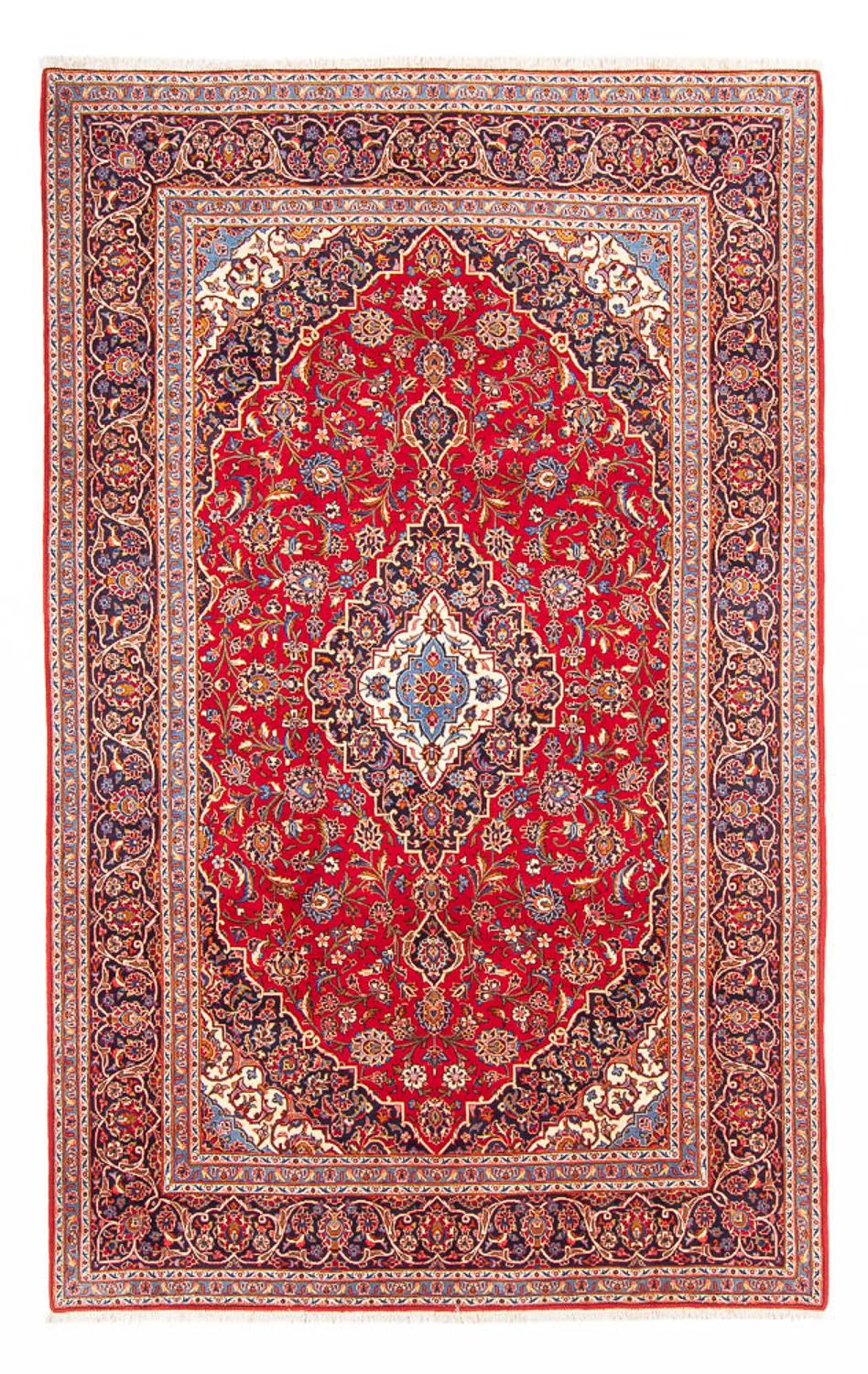 Tapis persan - Keshan - 340 x 220 cm - rouge