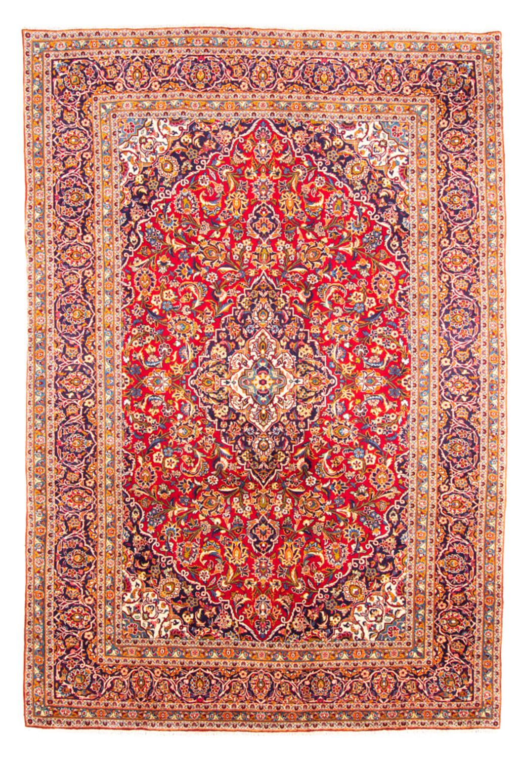 Tapis persan - Keshan - 345 x 237 cm - rouge