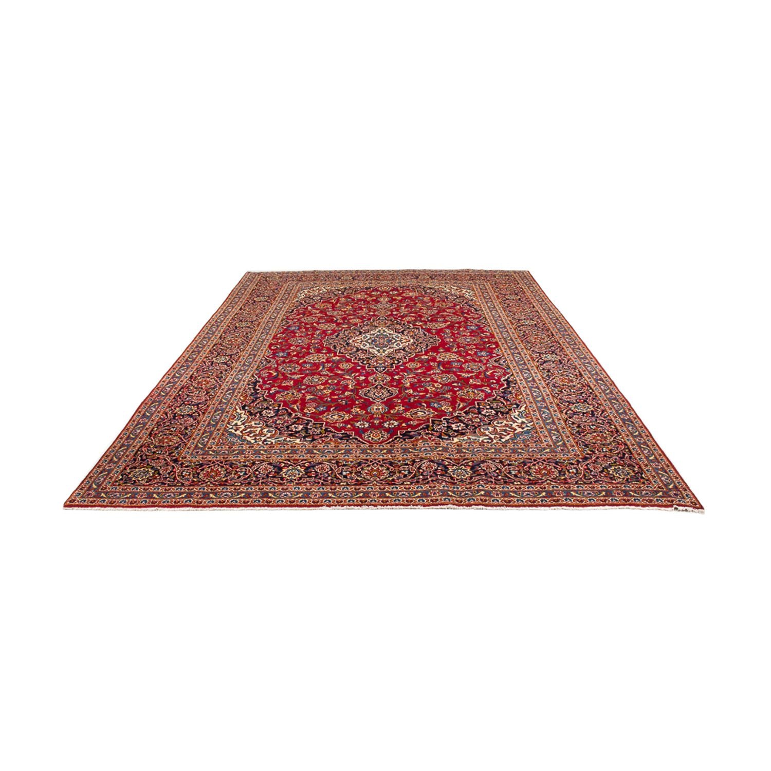 Tapis persan - Keshan - 337 x 246 cm - rouge