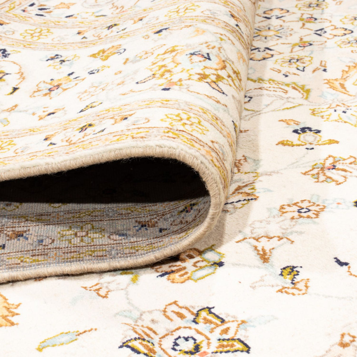 Tapis persan - Keshan - 344 x 243 cm - crème