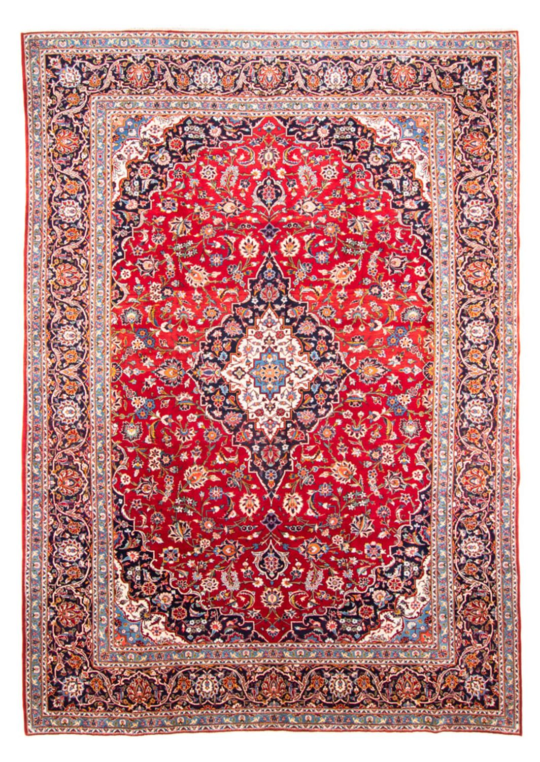Tapis persan - Keshan - 347 x 242 cm - rouge