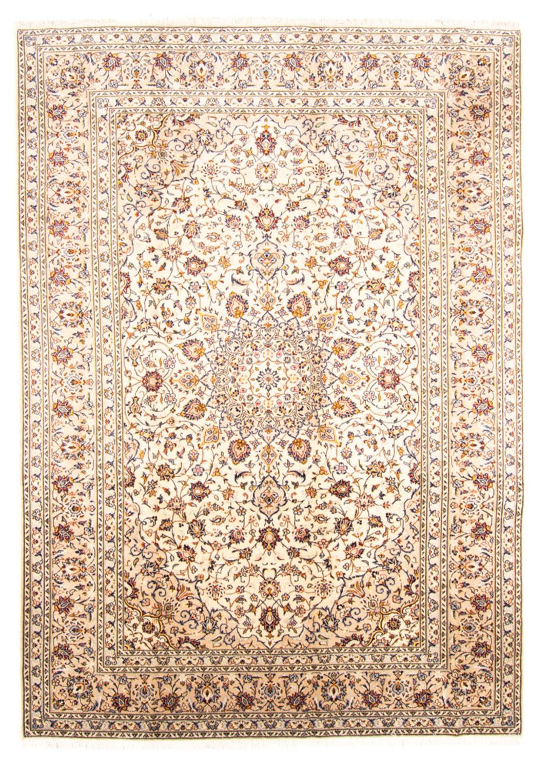 Tapis persan - Keshan - 347 x 243 cm - crème