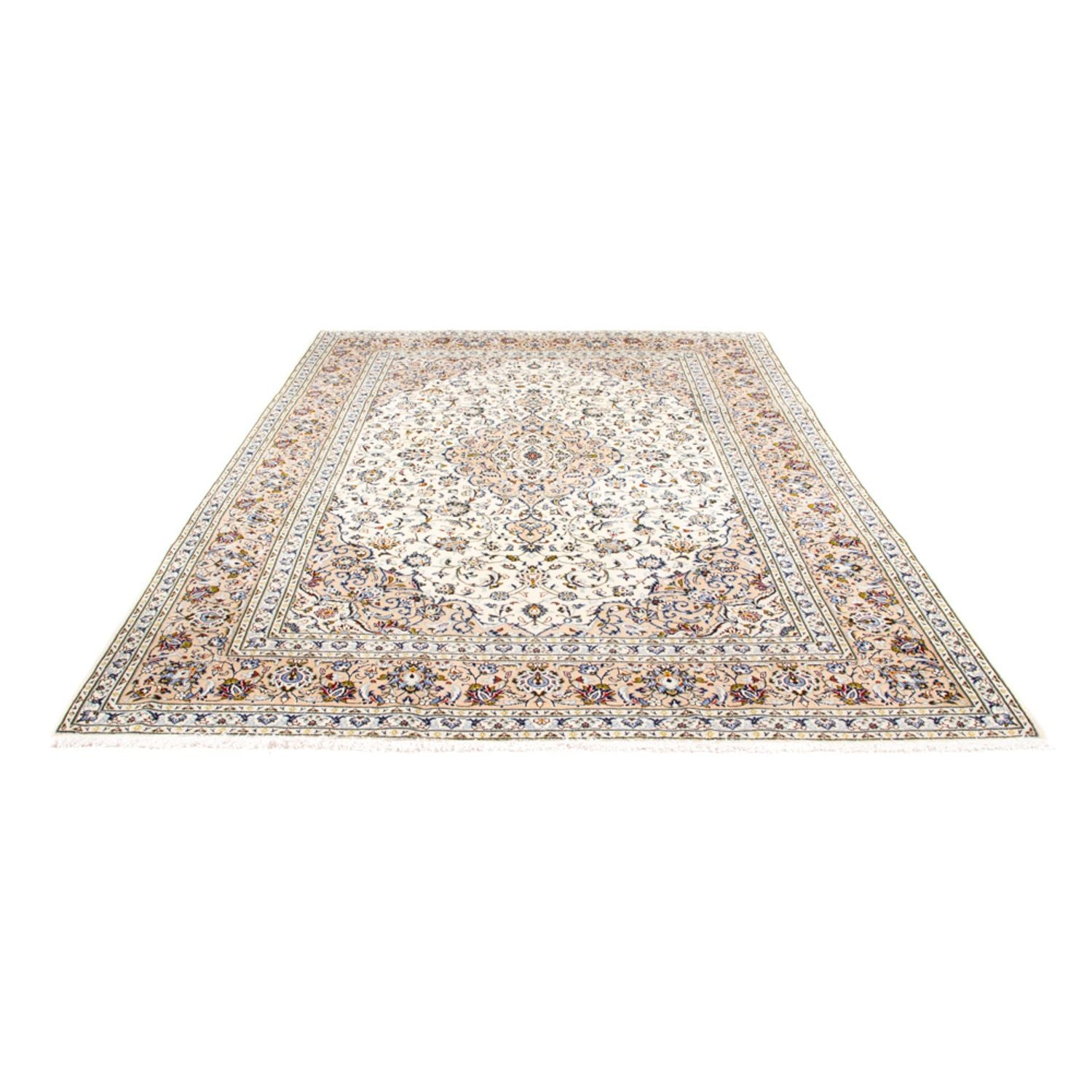 Tapis persan - Keshan - 347 x 244 cm - crème