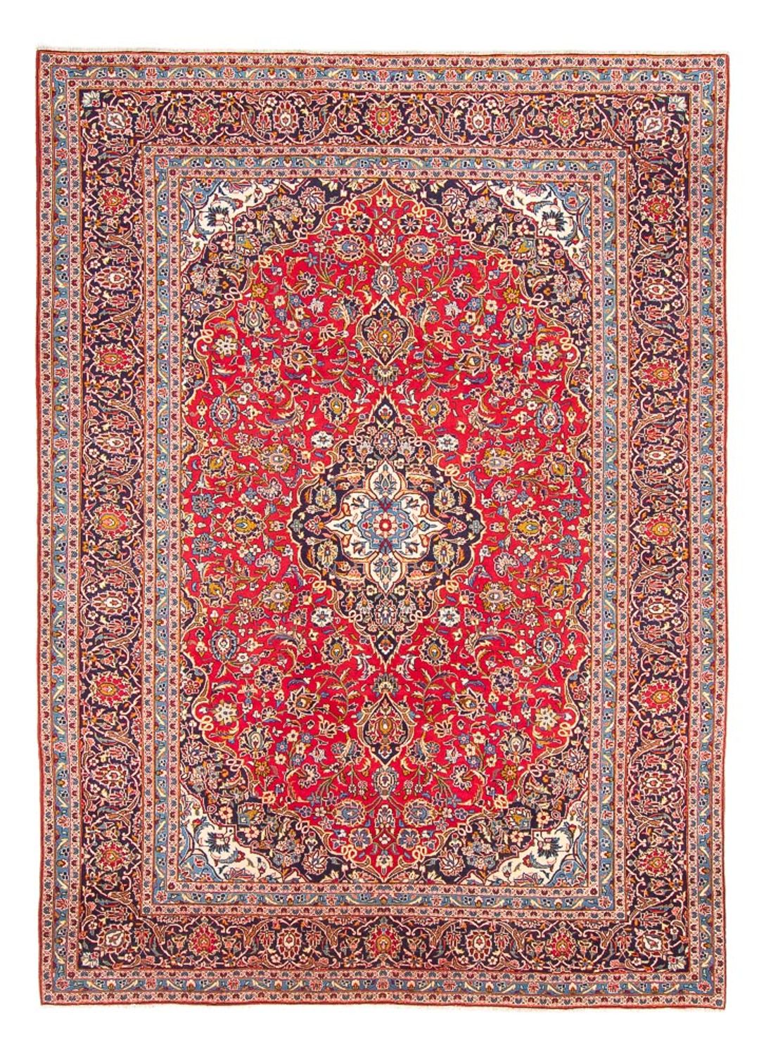Tapis persan - Keshan - 343 x 247 cm - rouge