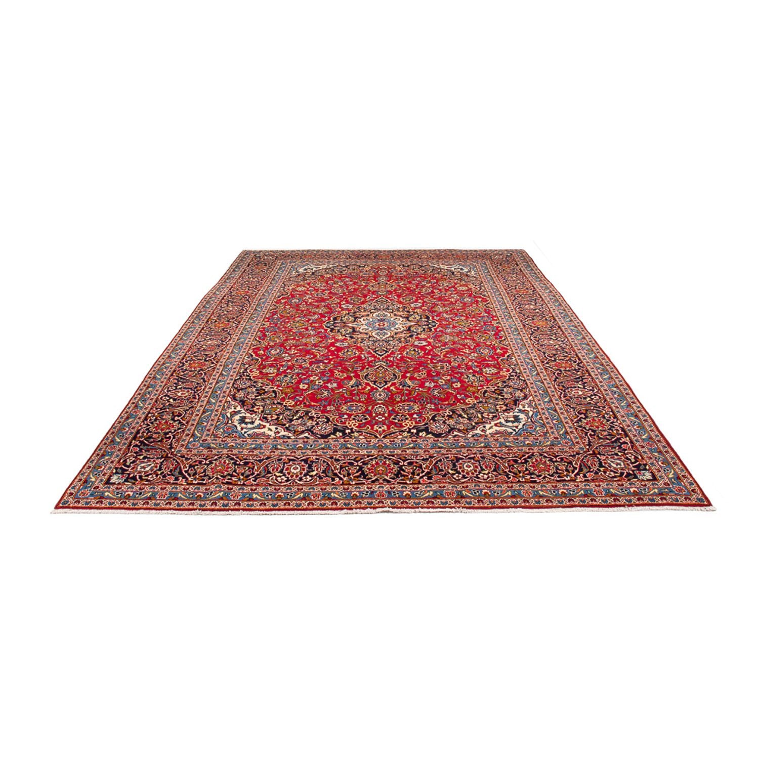 Tapis persan - Keshan - 343 x 247 cm - rouge