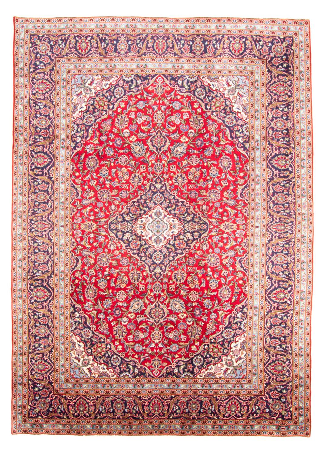 Tapis persan - Keshan - 349 x 243 cm - rouge