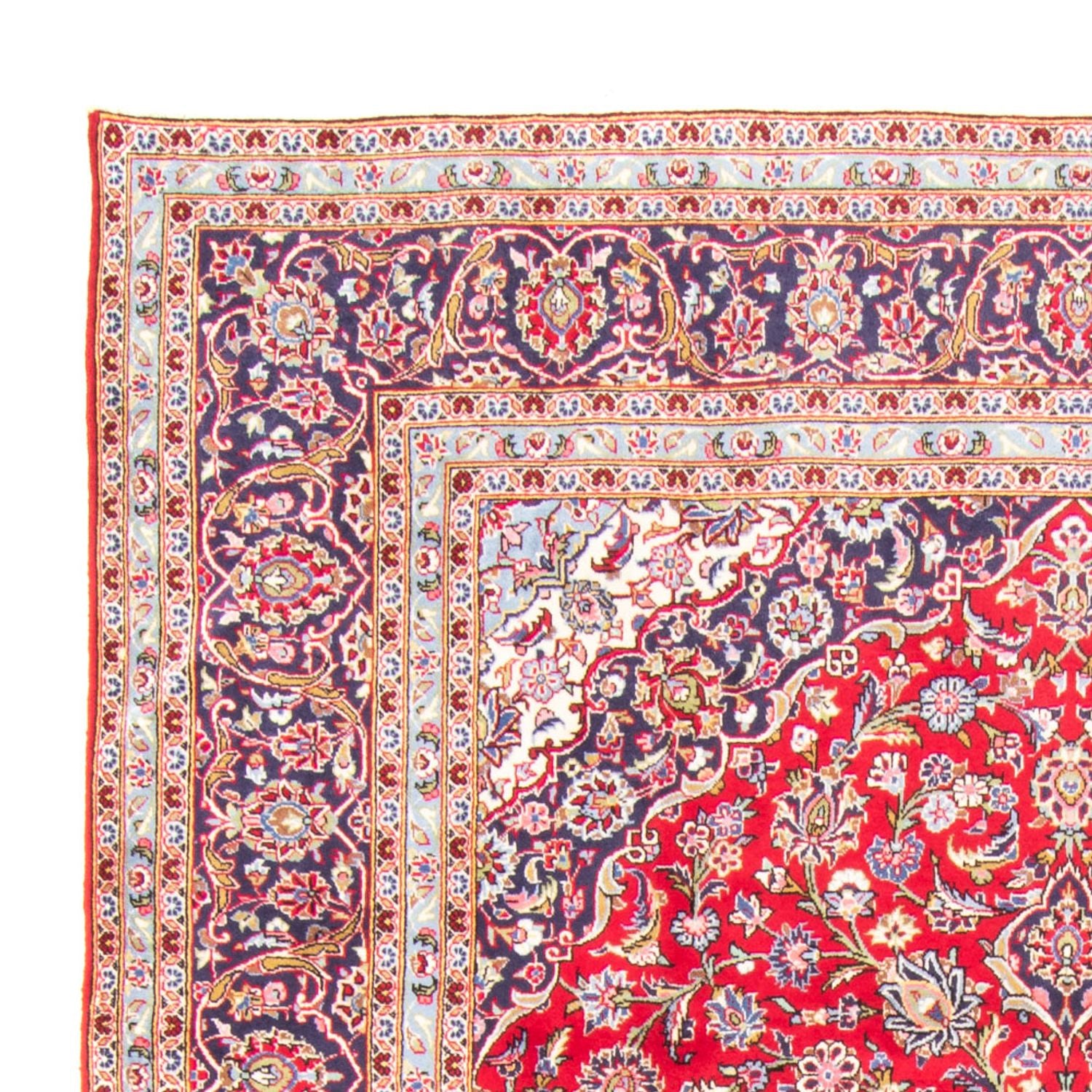 Tapis persan - Keshan - 349 x 243 cm - rouge