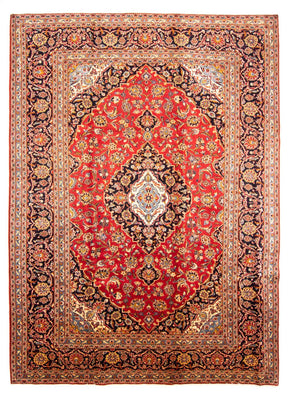 Tapis persan - Keshan - 343 x 248 cm - rouge