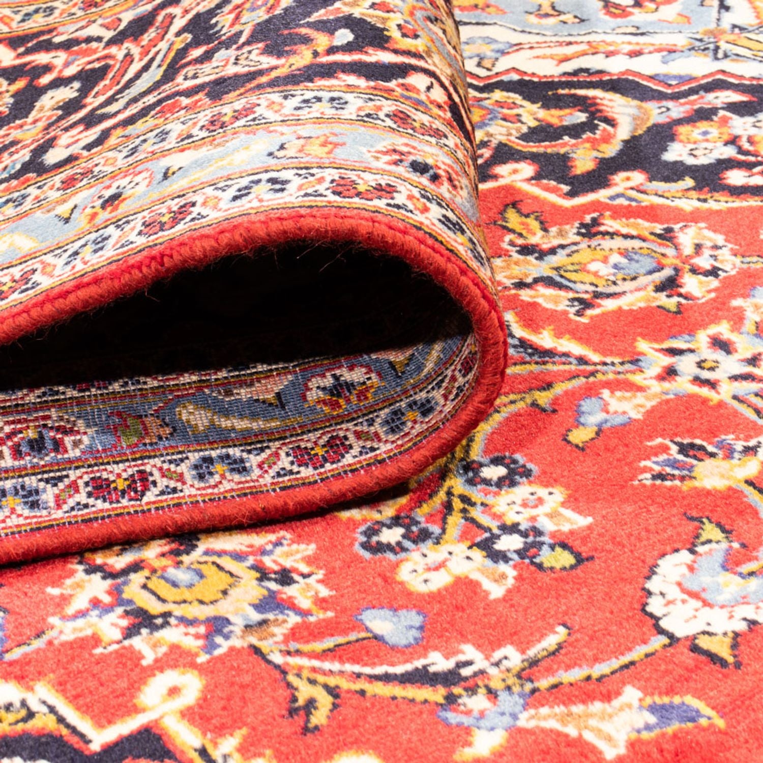 Tapis persan - Keshan - 343 x 248 cm - rouge
