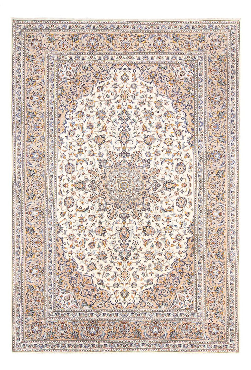 Tapis persan - Keshan - 356 x 240 cm - crème