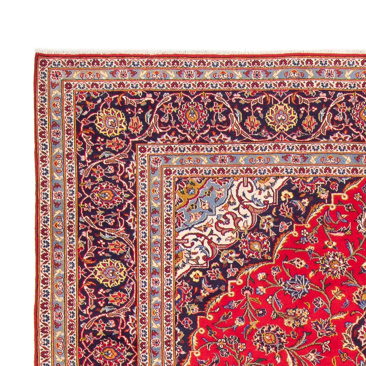 Tapis persan - Keshan - 346 x 247 cm - rouge