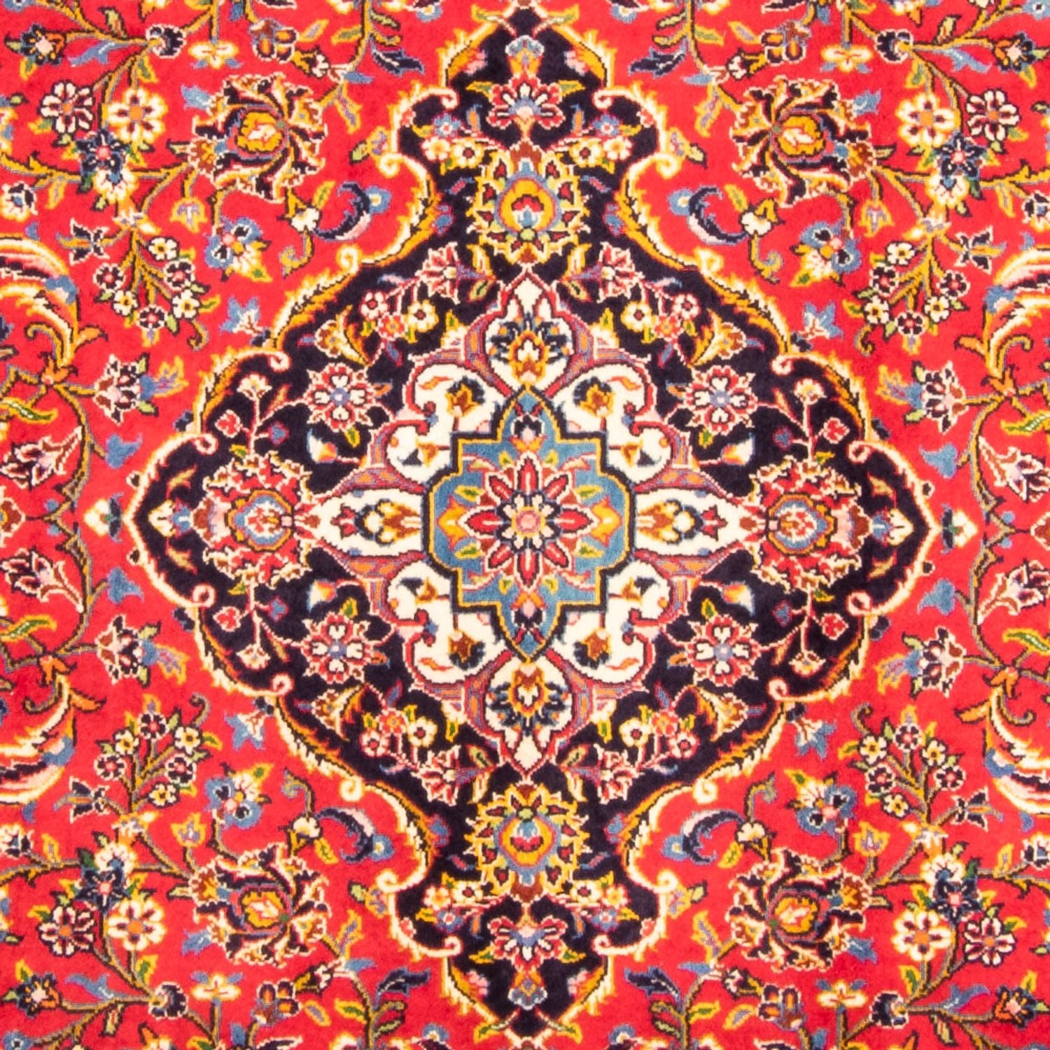 Tapis persan - Keshan - 348 x 247 cm - rouge