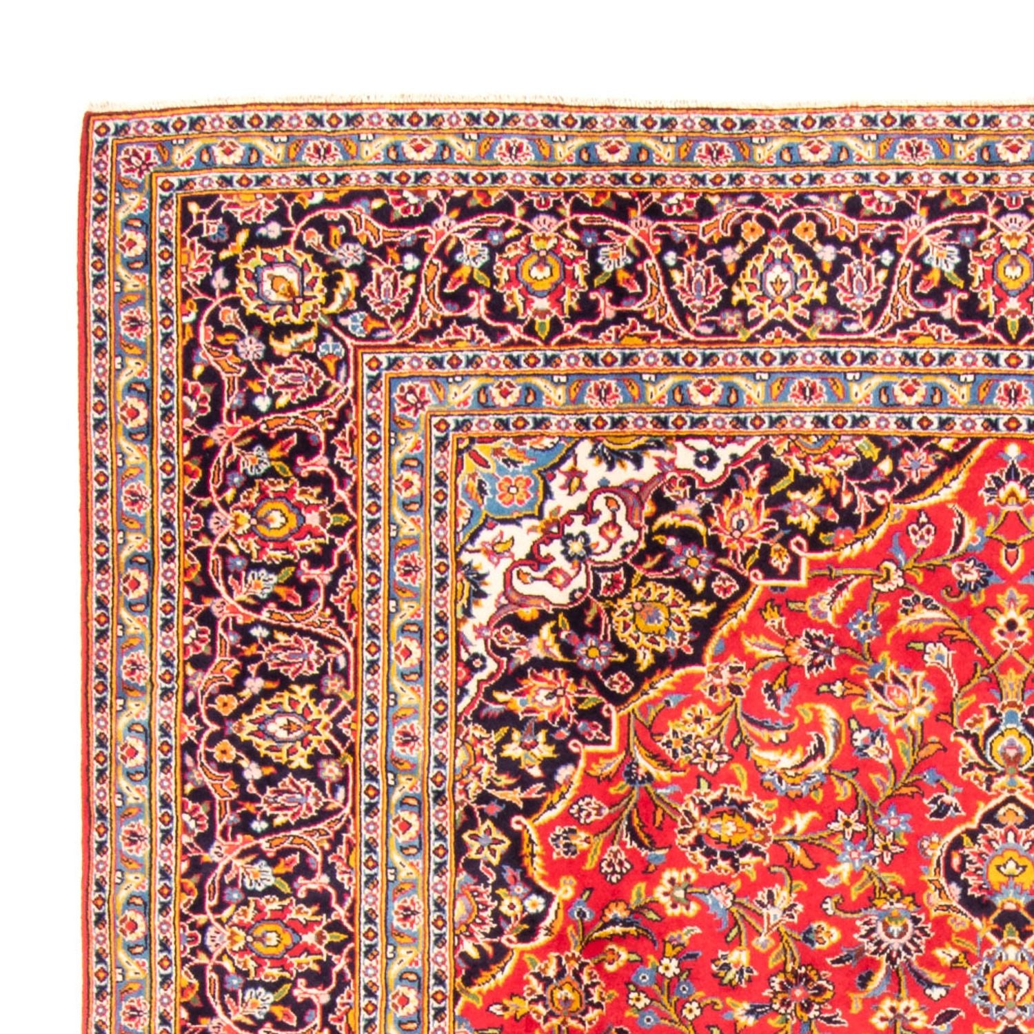 Tapis persan - Keshan - 348 x 247 cm - rouge