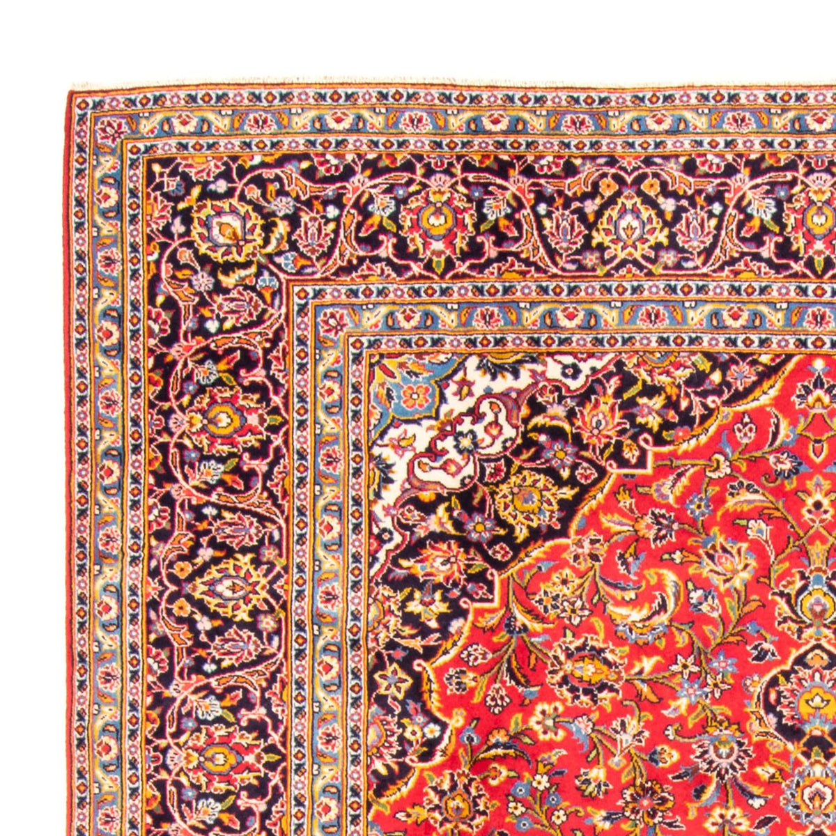 Tapis persan - Keshan - 348 x 247 cm - rouge