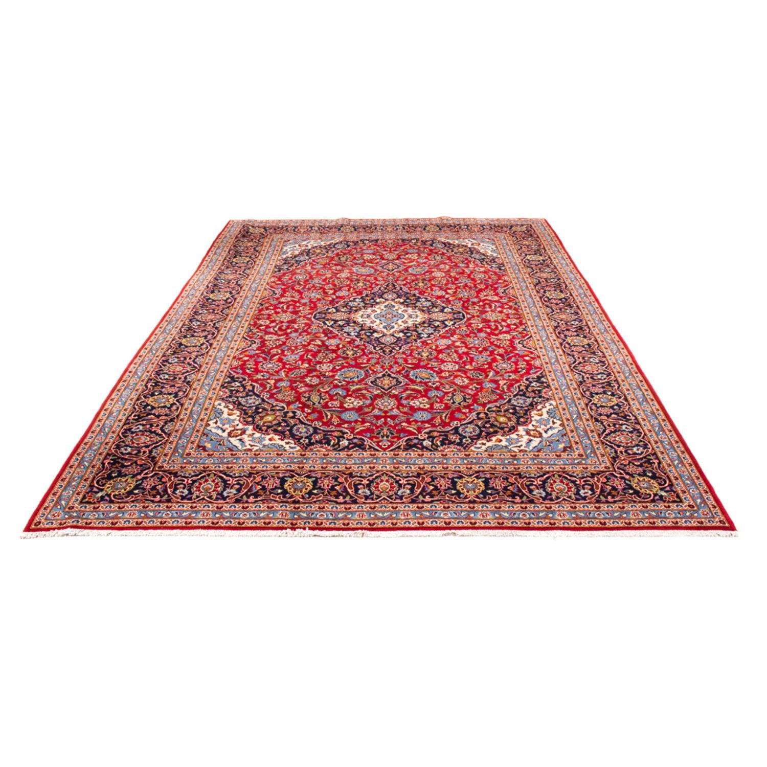 Tapis persan - Keshan - 349 x 247 cm - rouge