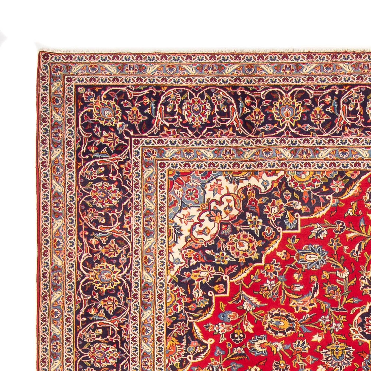 Tapis persan - Keshan - 343 x 252 cm - rouge
