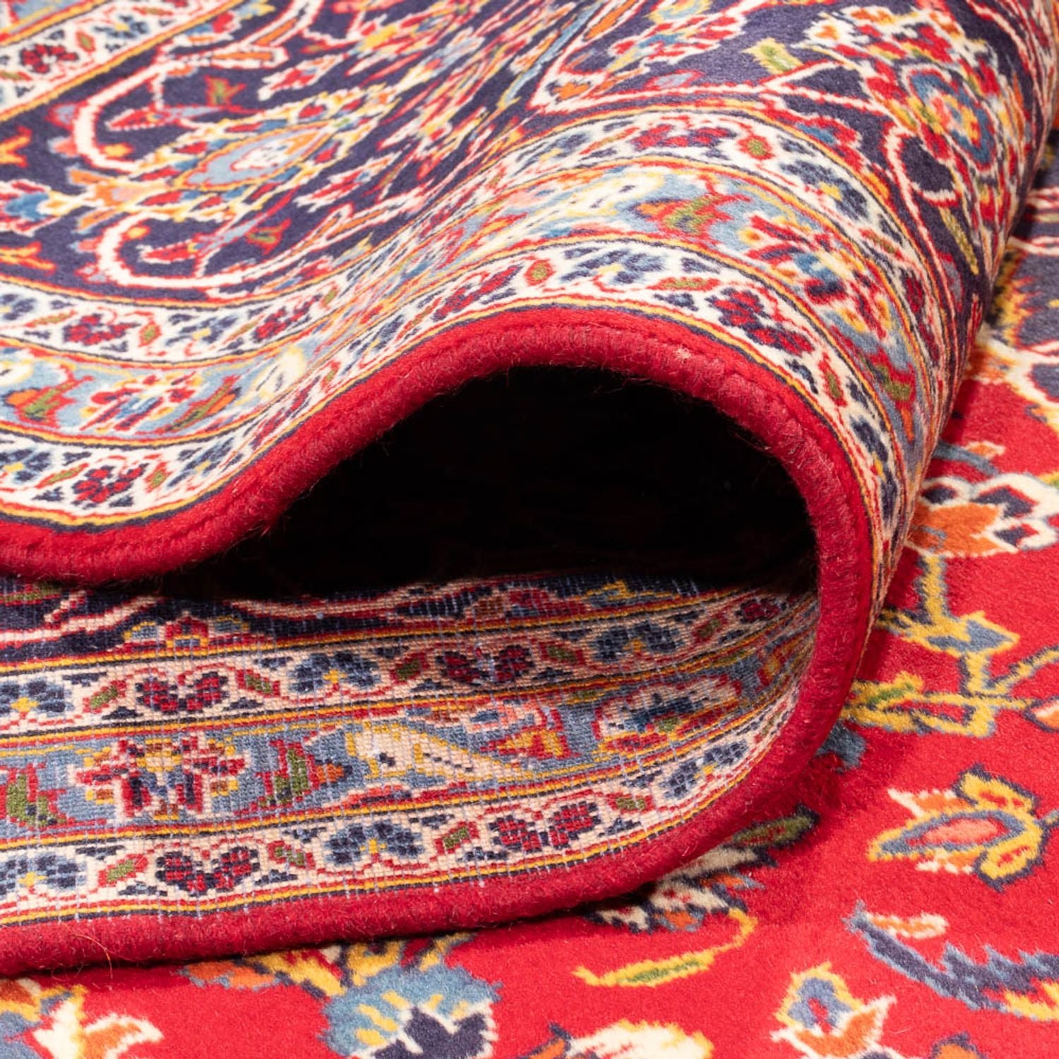 Tapis persan - Keshan - 343 x 252 cm - rouge