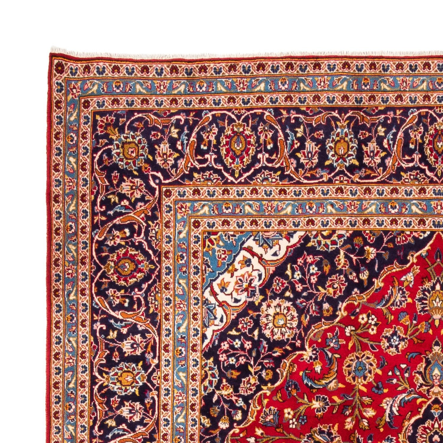 Tapis persan - Keshan - 350 x 248 cm - rouge
