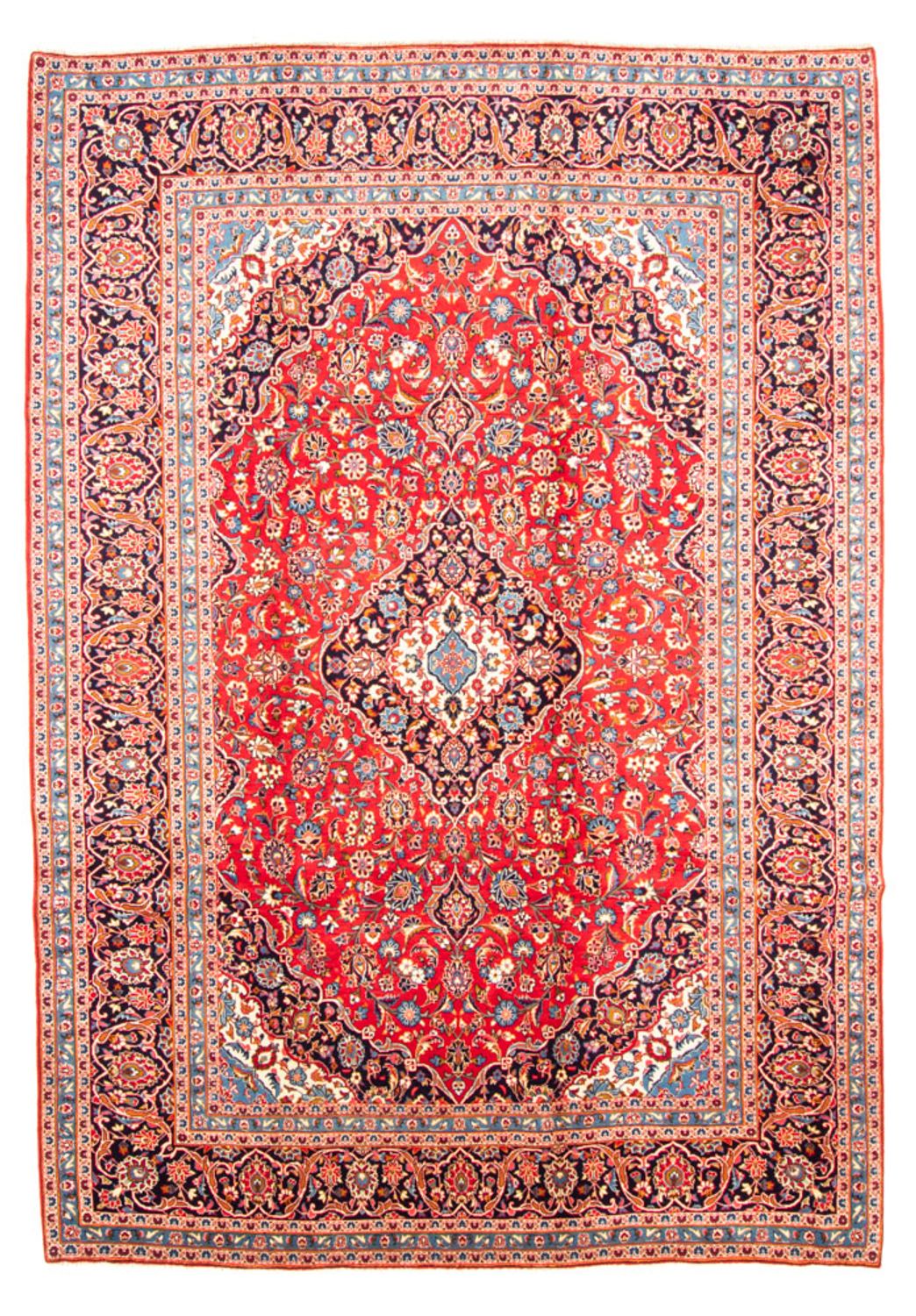 Tapis persan - Keshan - 355 x 245 cm - rouge
