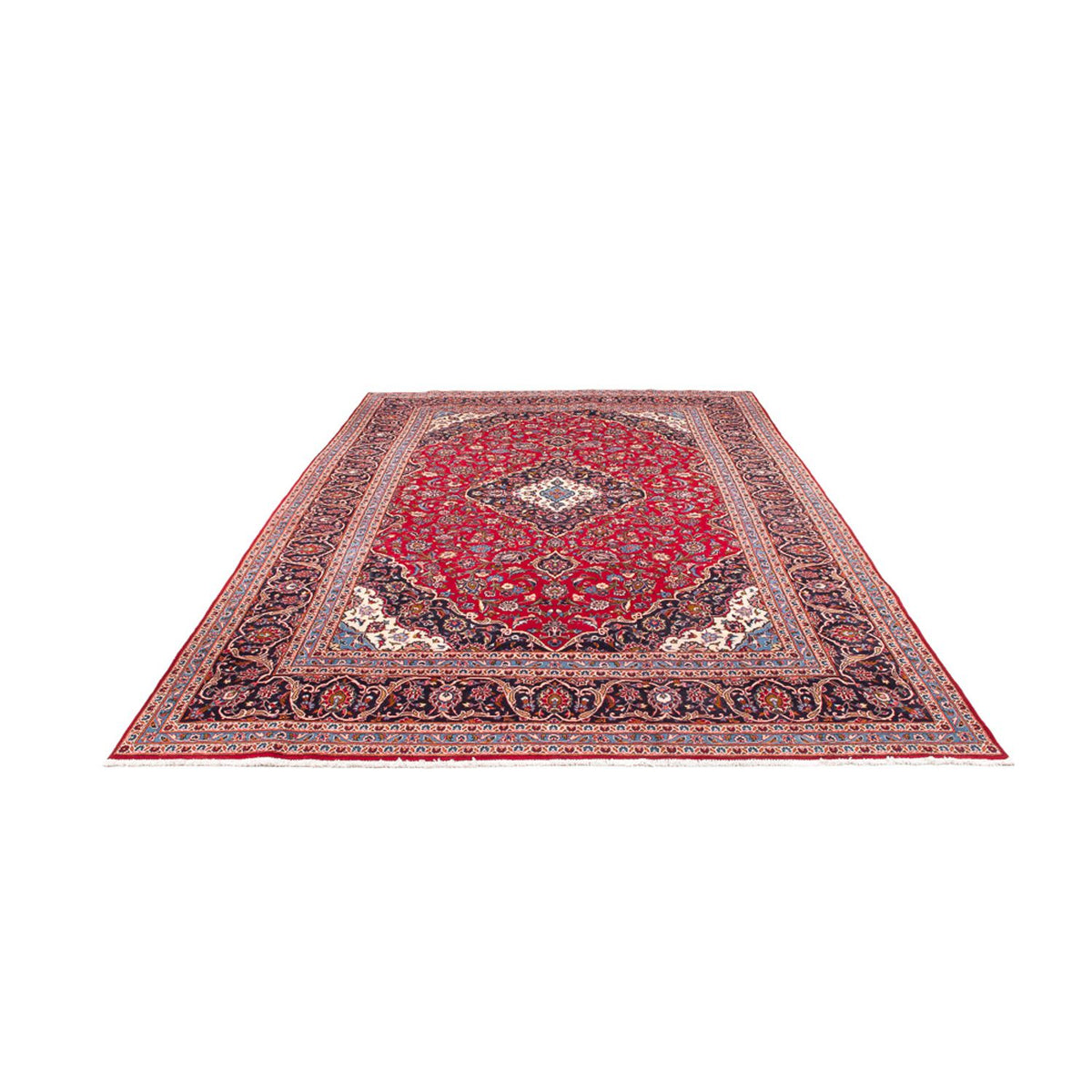 Tapis persan - Keshan - 359 x 244 cm - rouge