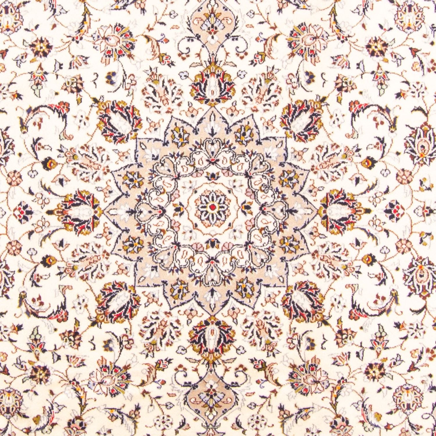 Tapis persan - Keshan - 356 x 251 cm - crème