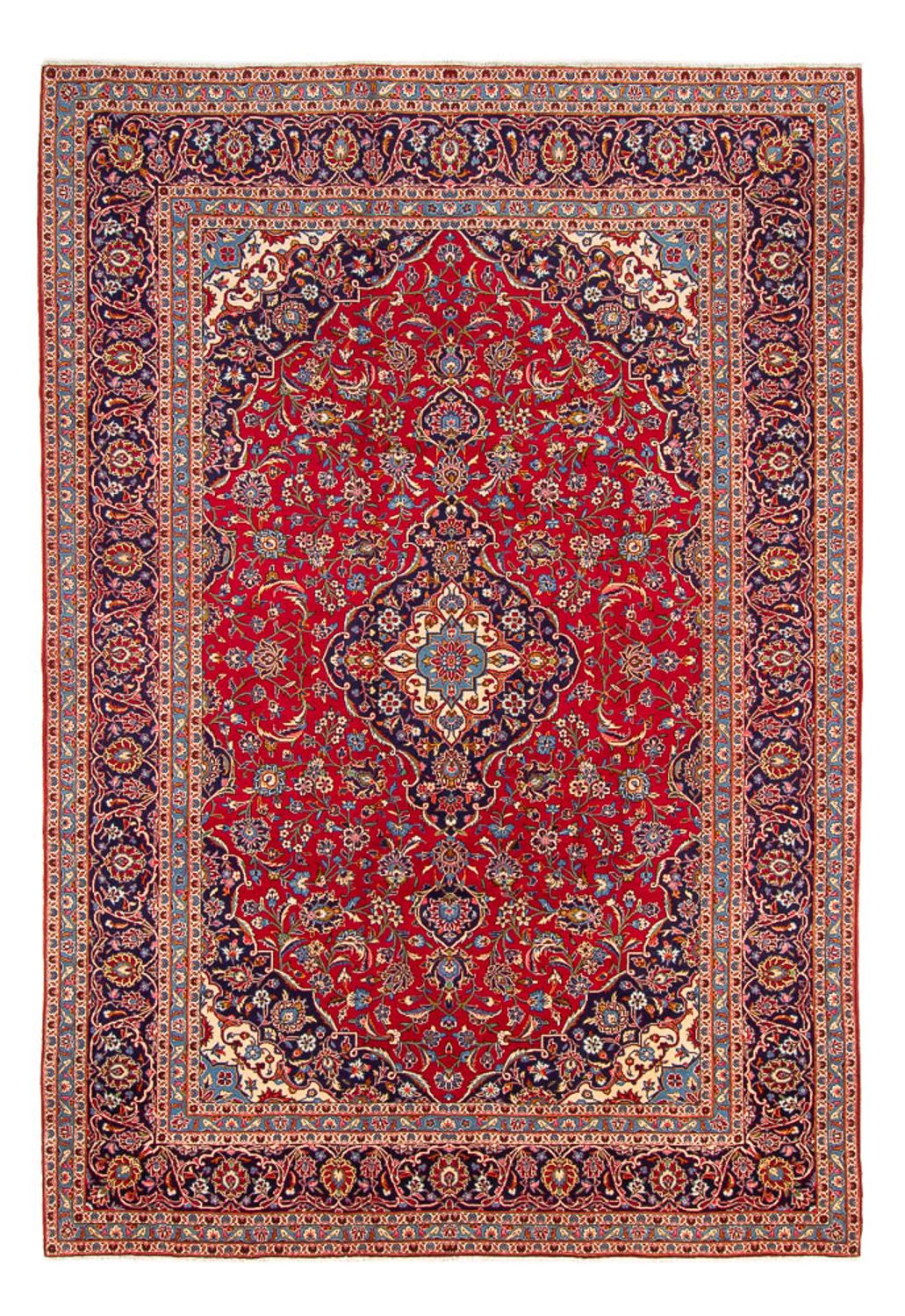 Tapis persan - Keshan - 355 x 252 cm - rouge