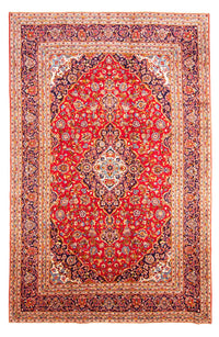 Tapis persan - Keshan - 374 x 240 cm - rouge