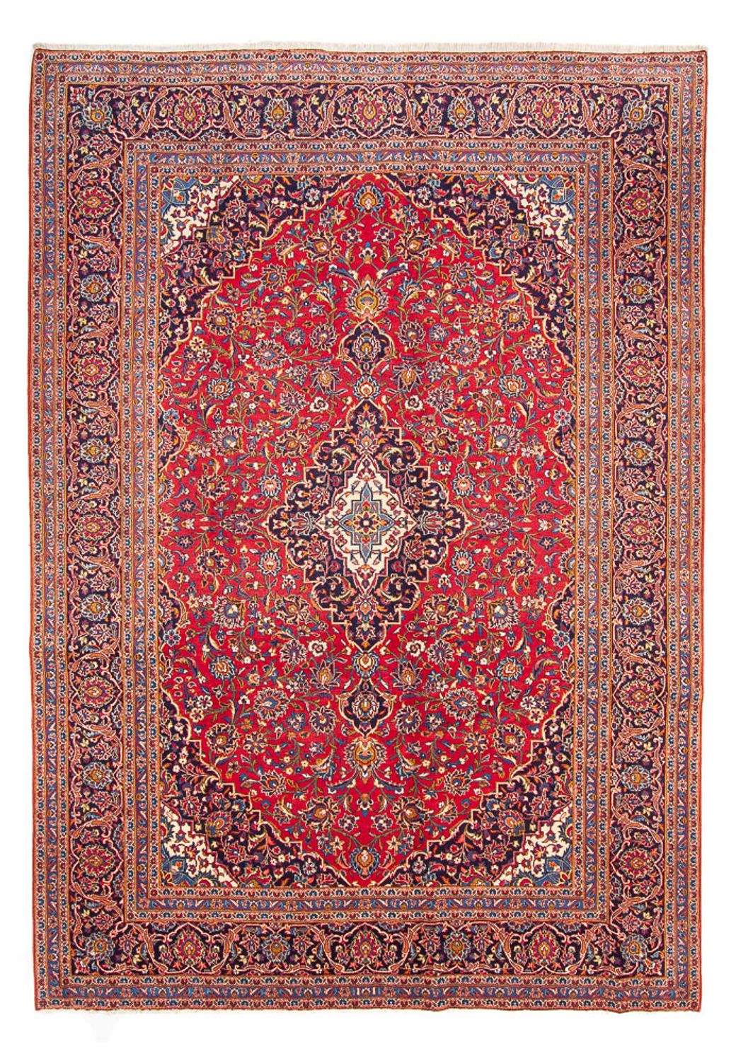 Tapis persan - Keshan - 356 x 256 cm - rouge