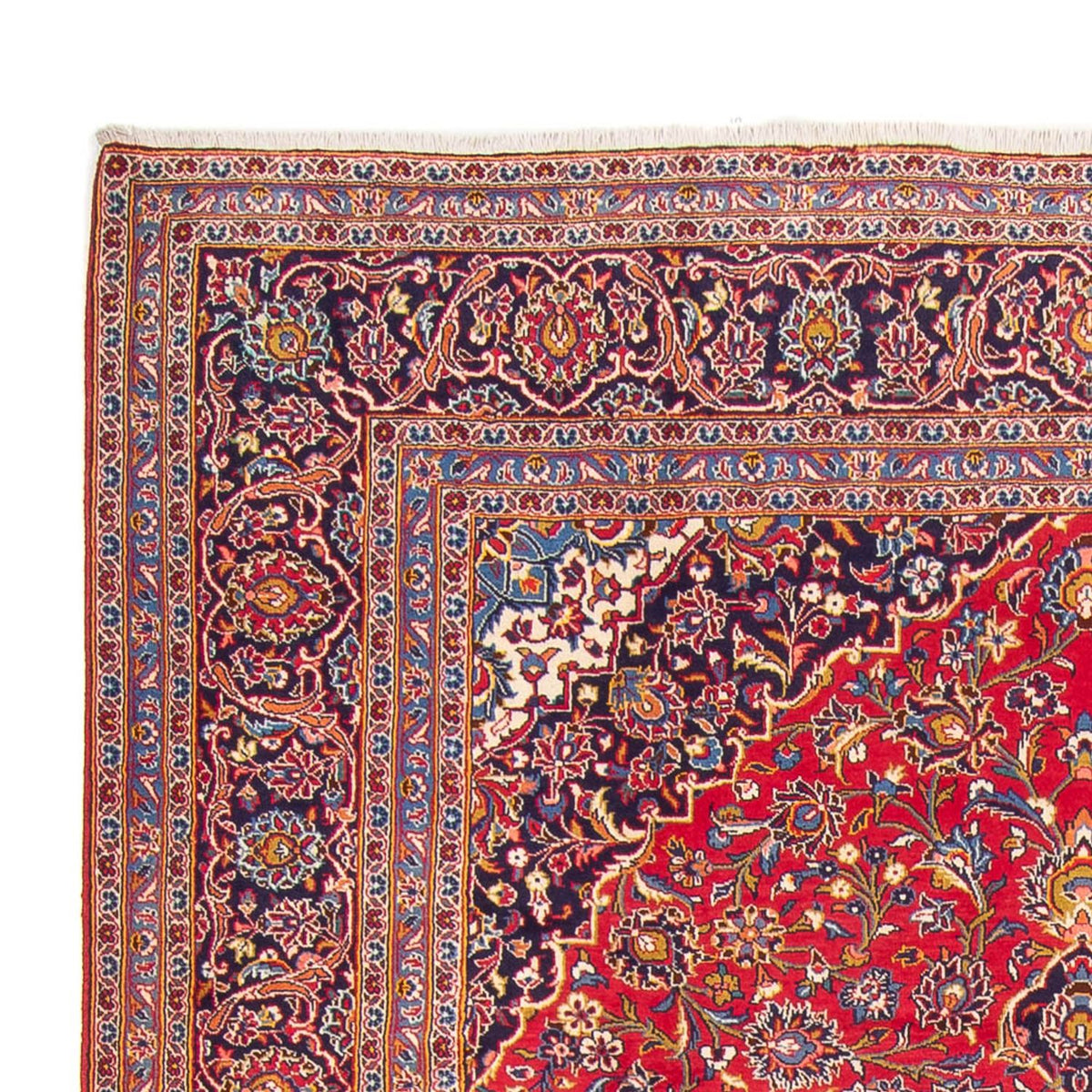 Tapis persan - Keshan - 356 x 256 cm - rouge