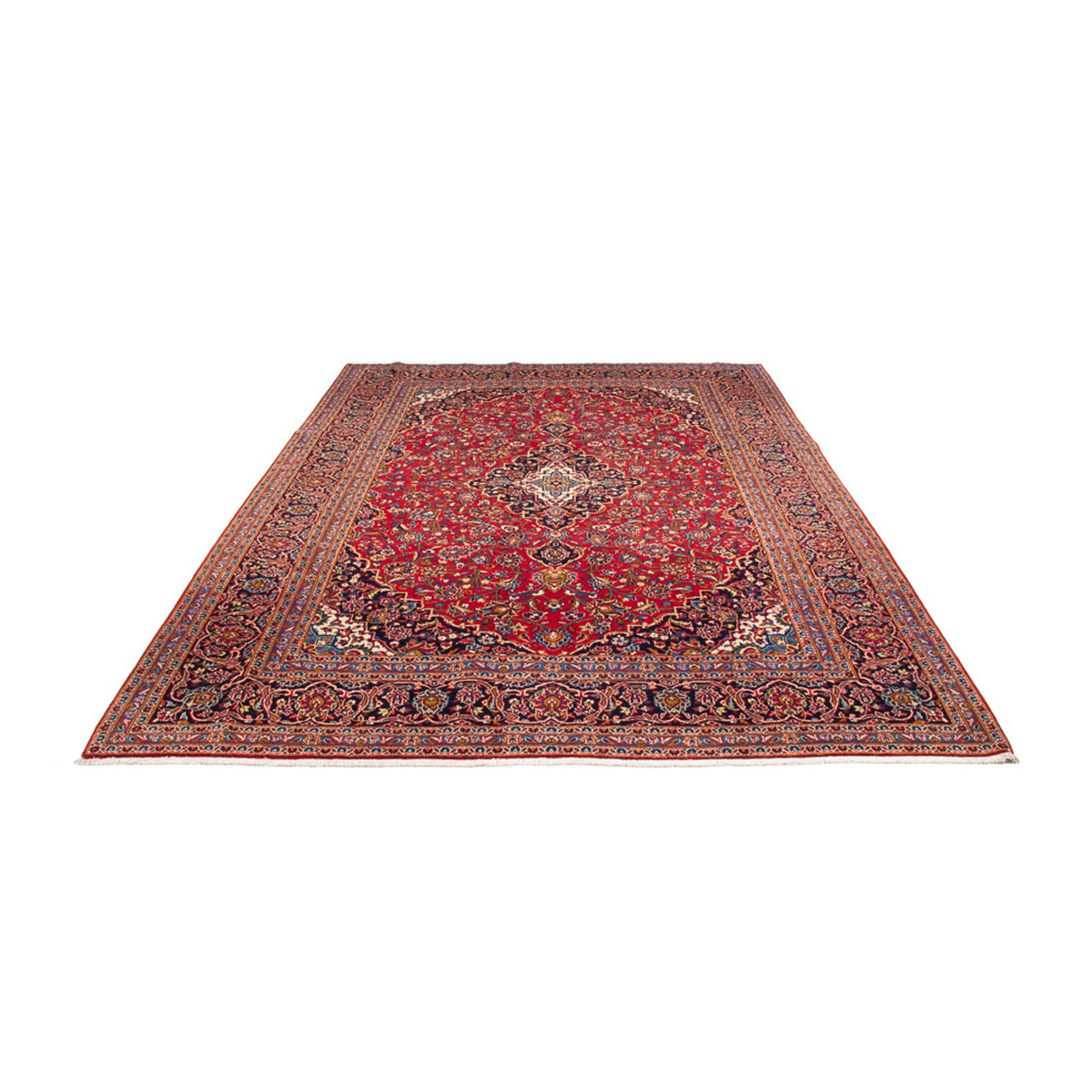 Tapis persan - Keshan - 356 x 256 cm - rouge