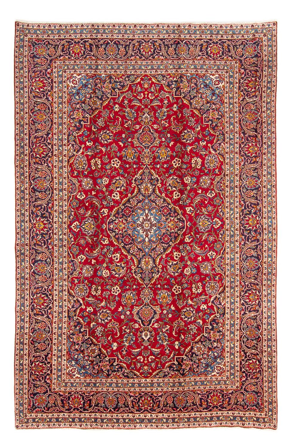 Tapis persan - Keshan - 374 x 244 cm - rouge