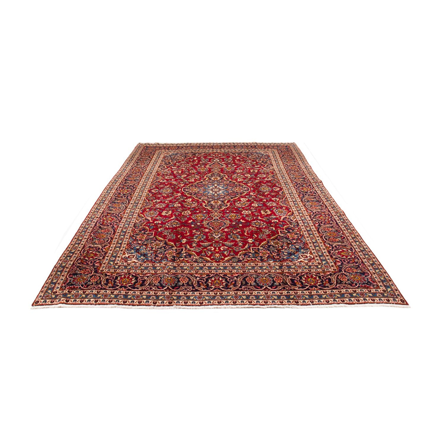 Tapis persan - Keshan - 374 x 244 cm - rouge
