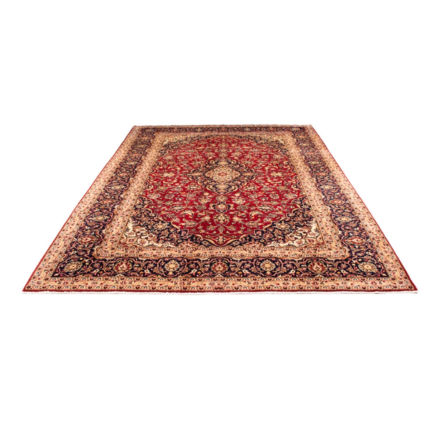 Tapis persan - Keshan - 367 x 252 cm - rouge